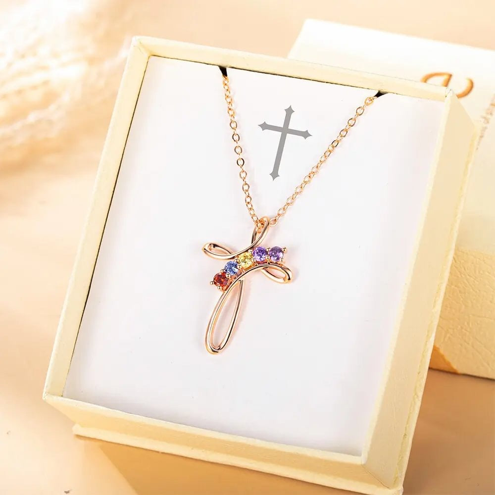 Family Birthstone Necklace