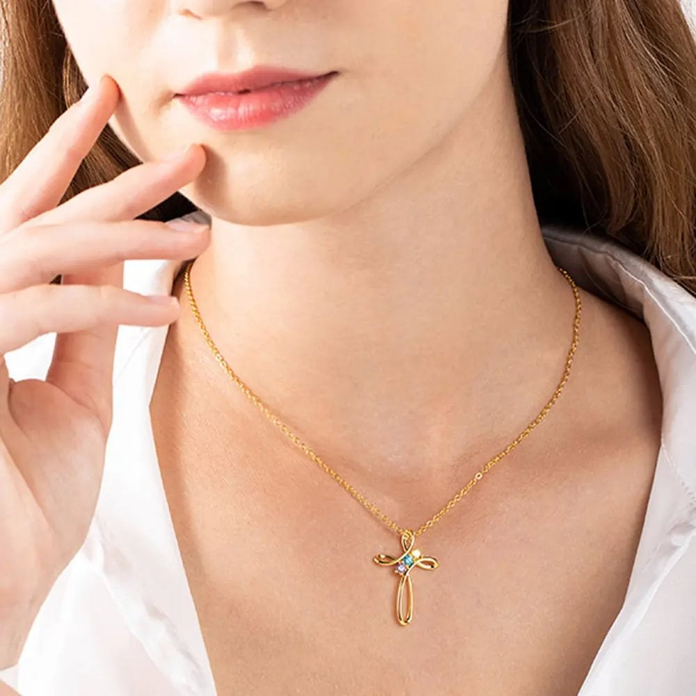 Family Birthstone Necklace