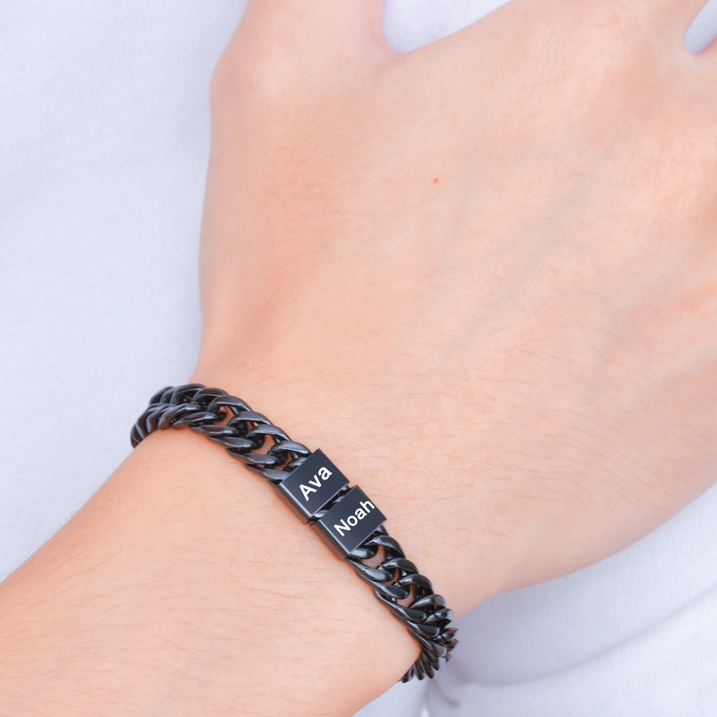 Personalized Daddy Bracelet, Kids Names Bracelet