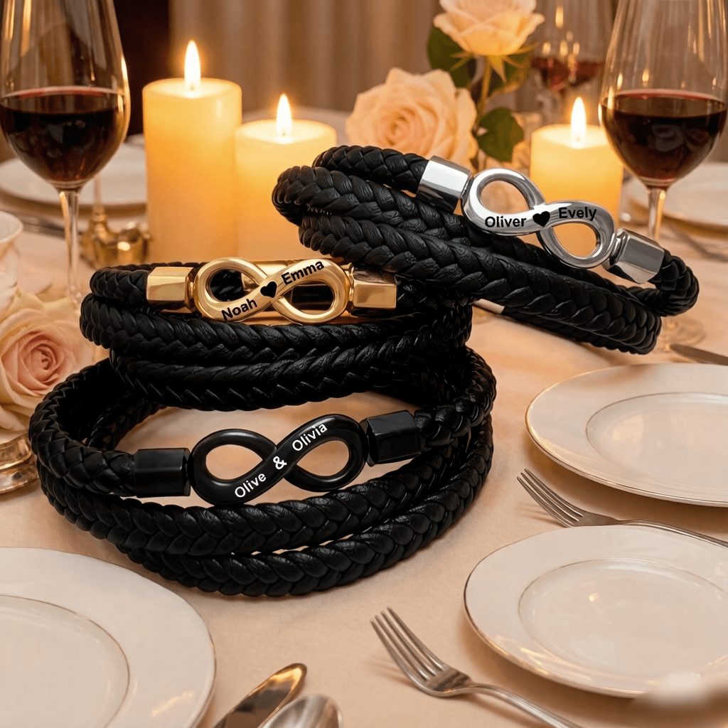 Man Bracelet-Custom Names Bracelet