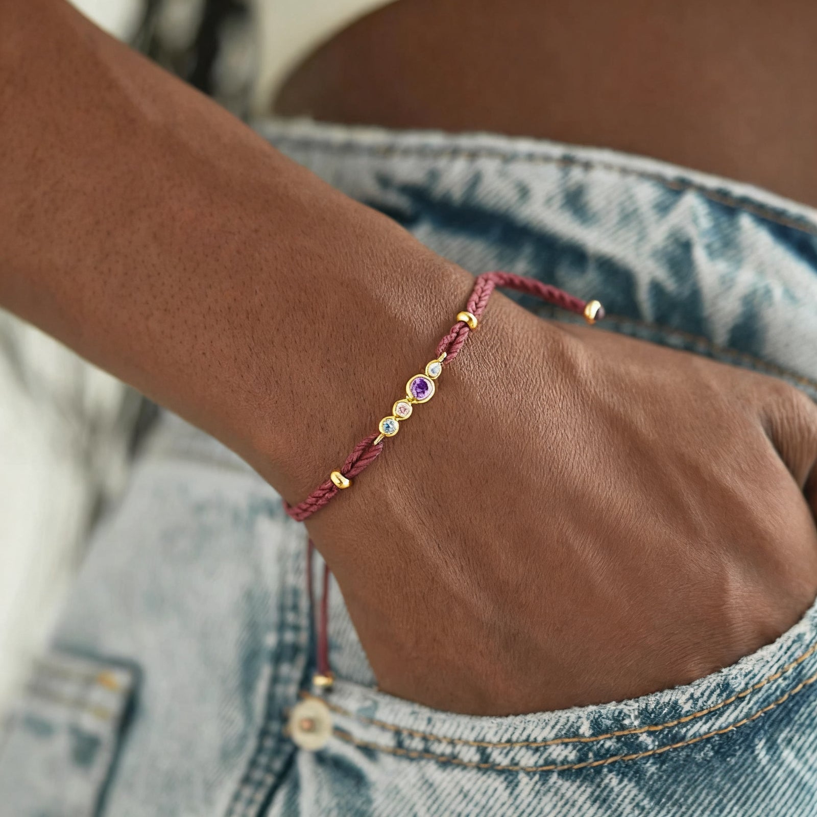 Birthstone String Bracelet