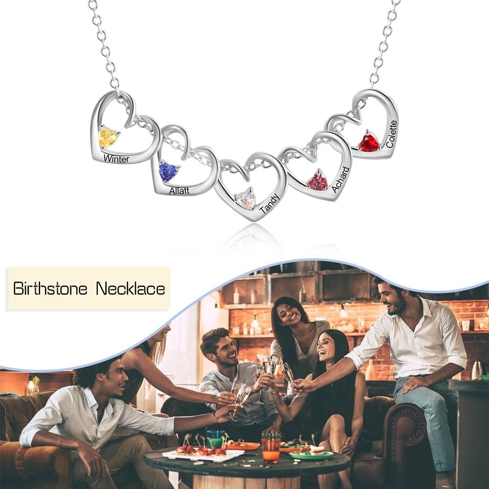 Birthstone  Love  Necklace