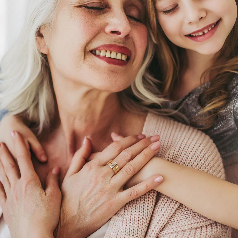 Heart  Stacking Rings