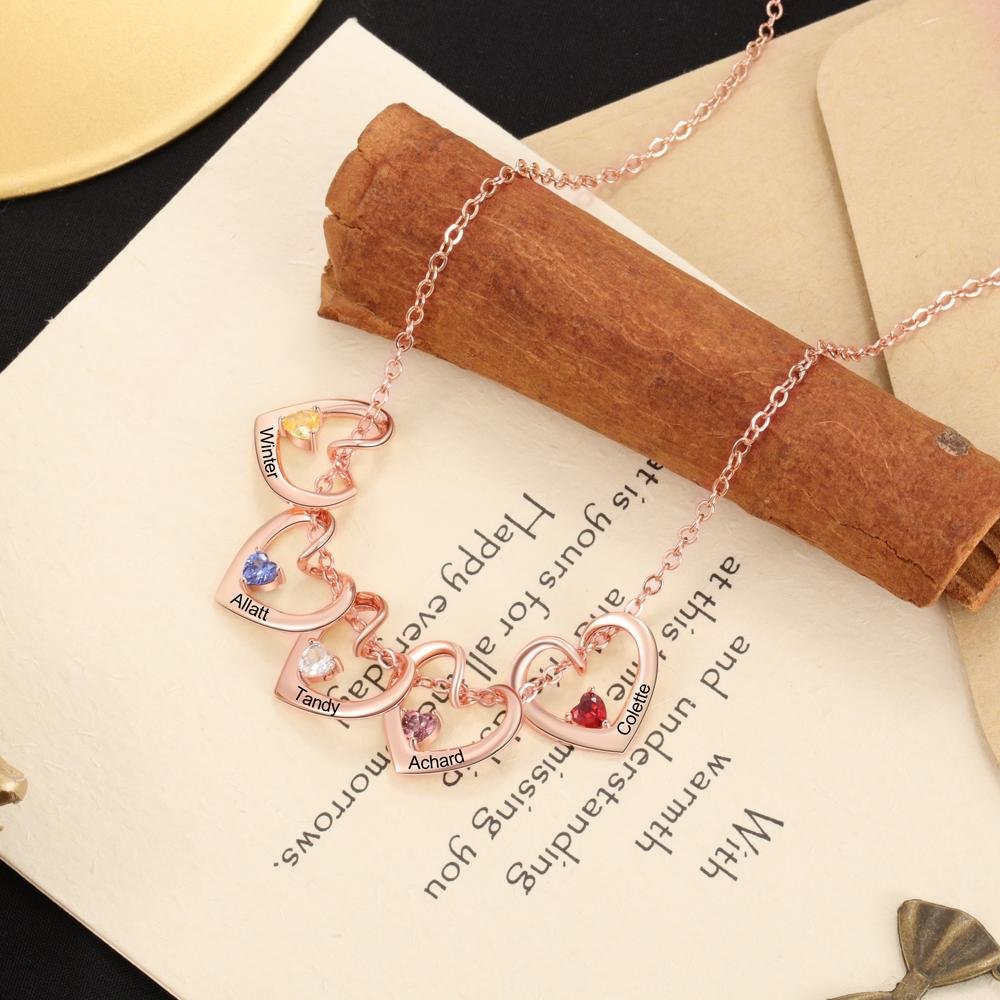 Birthstone  Love  Necklace