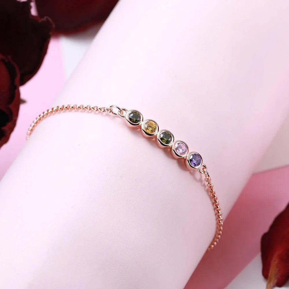 Round  Birthstones Bracelet