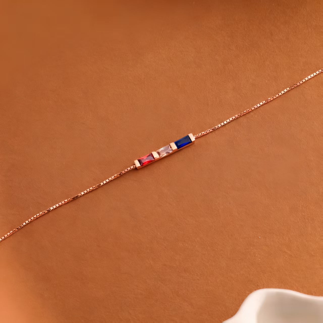 Baguette Birthstone Bracelet