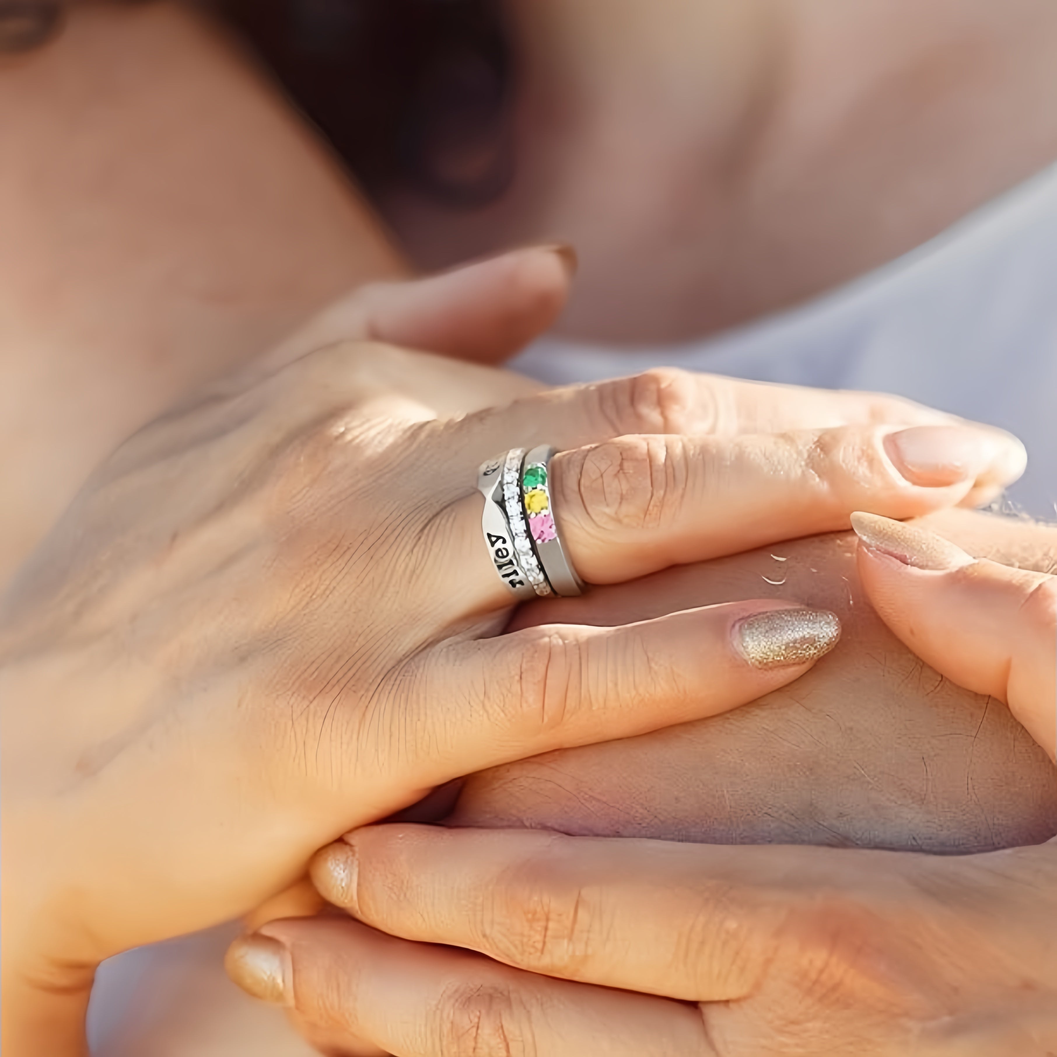Engrave Birthstone Ring