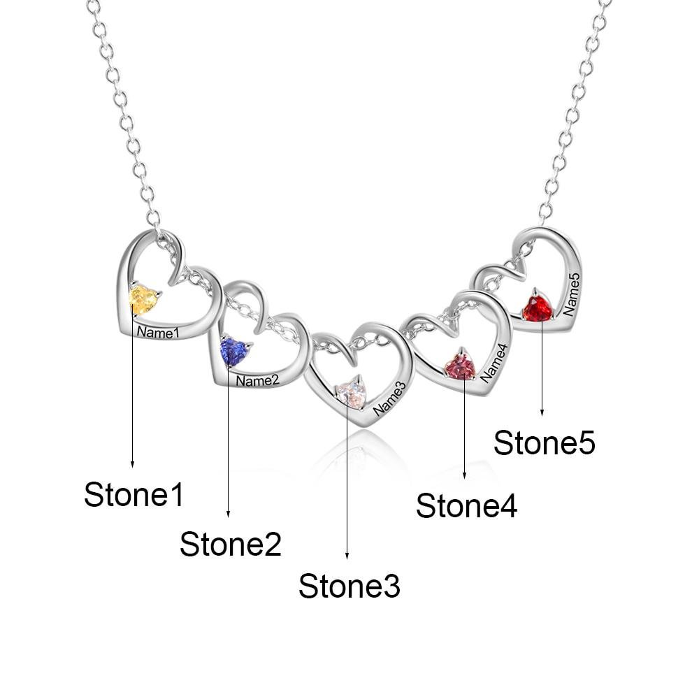 Birthstone  Love  Necklace
