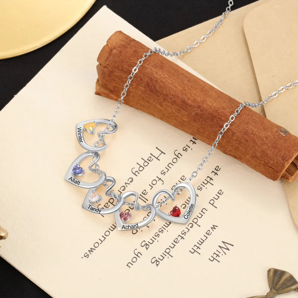 Birthstone  Love  Necklace