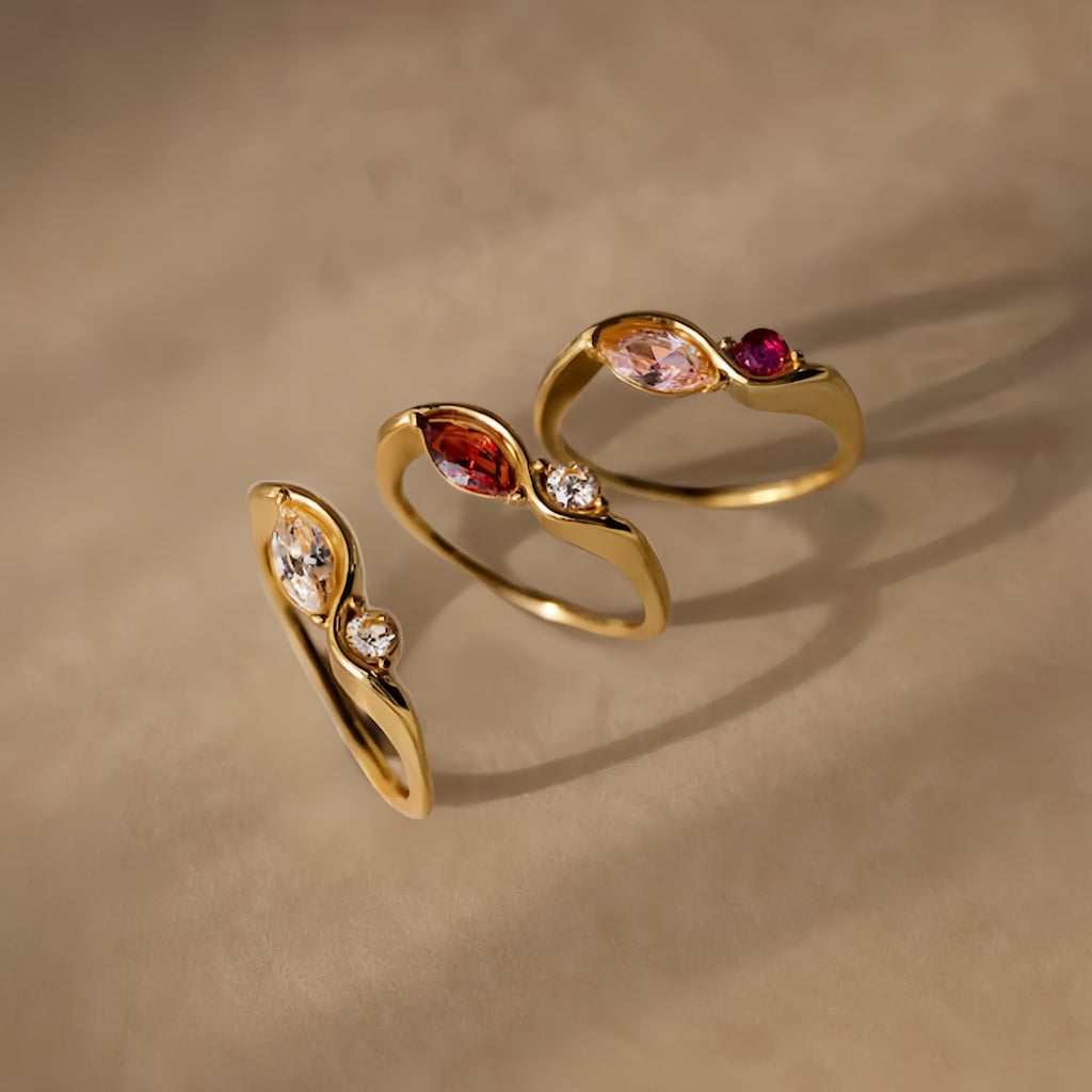 Marquise Birthstone Ring