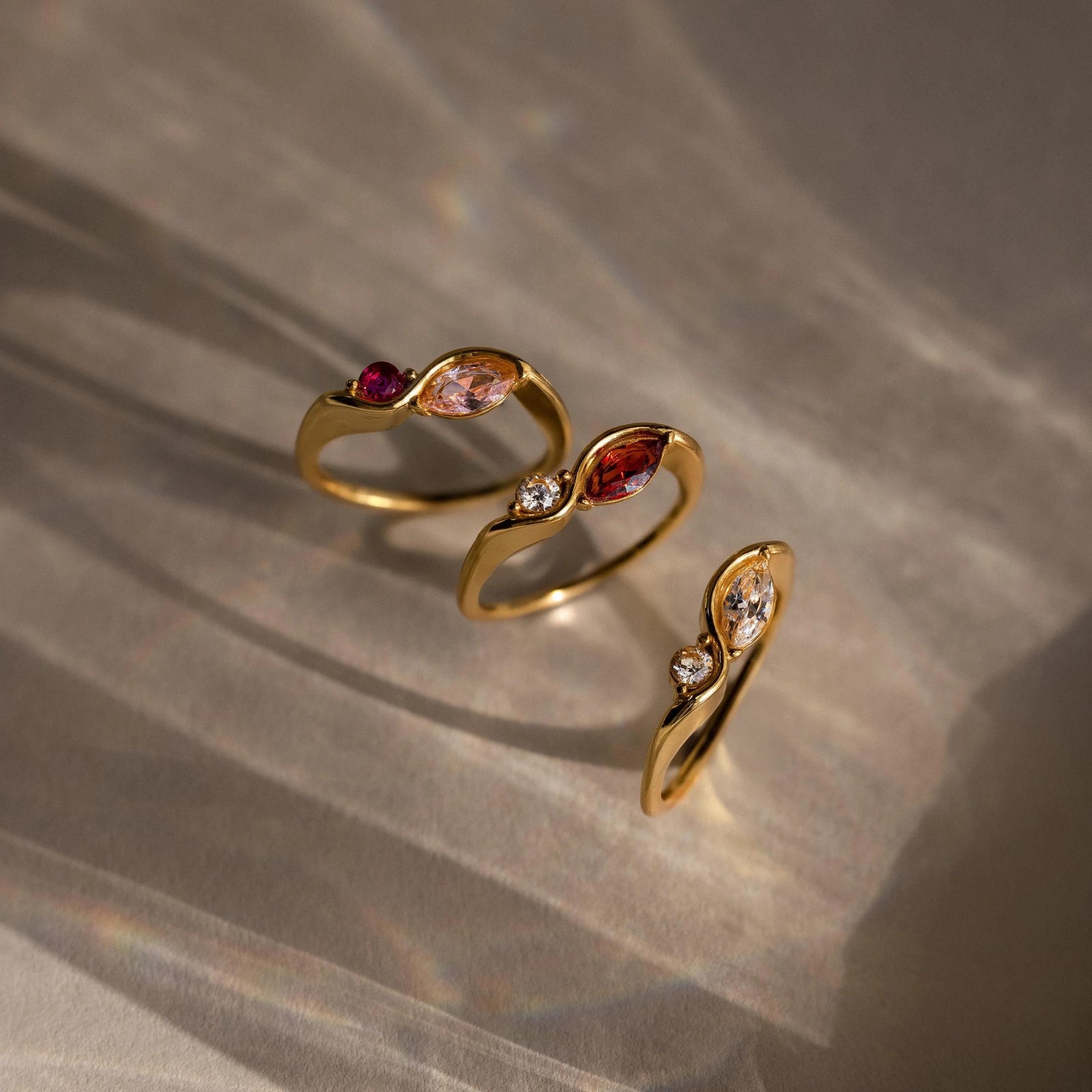 Marquise Birthstone Ring