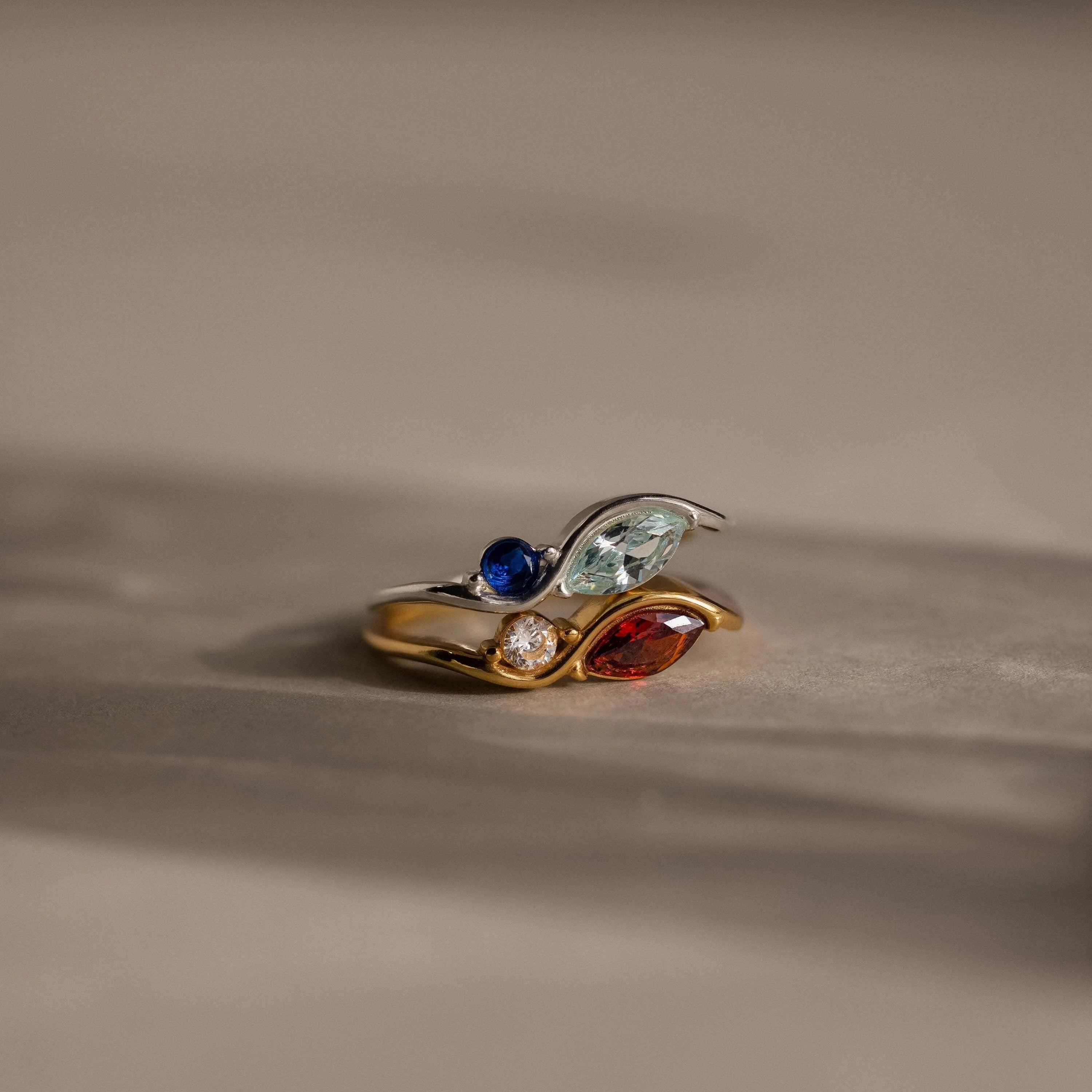 Marquise Birthstone Ring