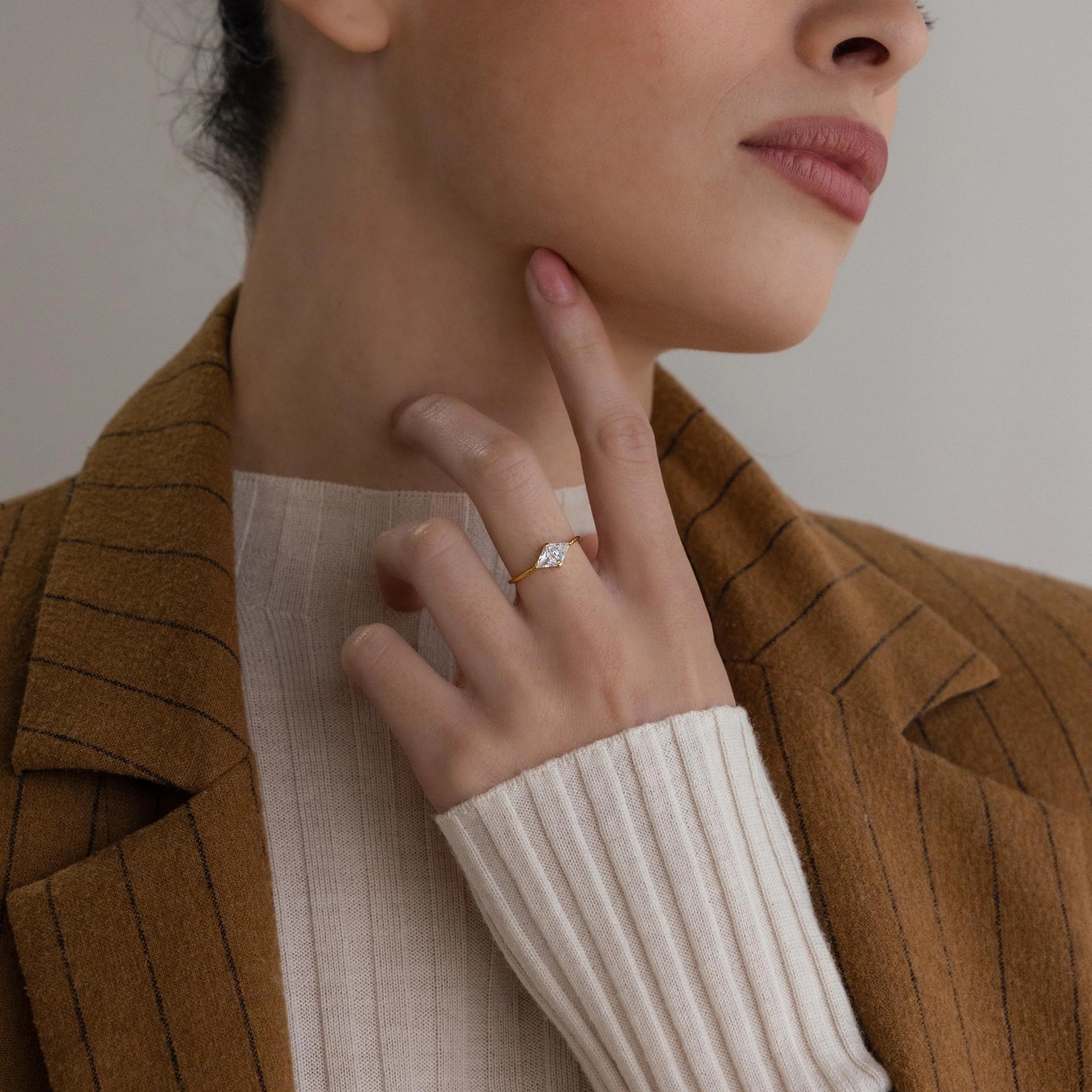 Toi et Moi Copper Ring